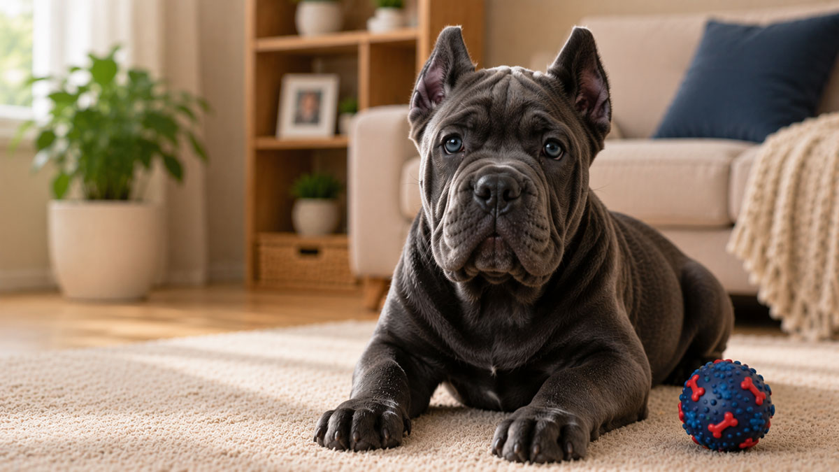 Happy Cane Corso for the Cane Corso age guide