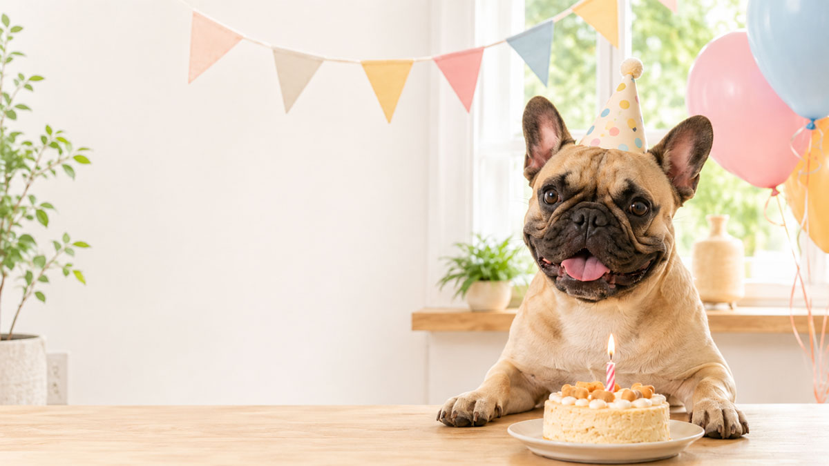 Dog Birthday Calculator hero image for Puppy Years dog birthday guide