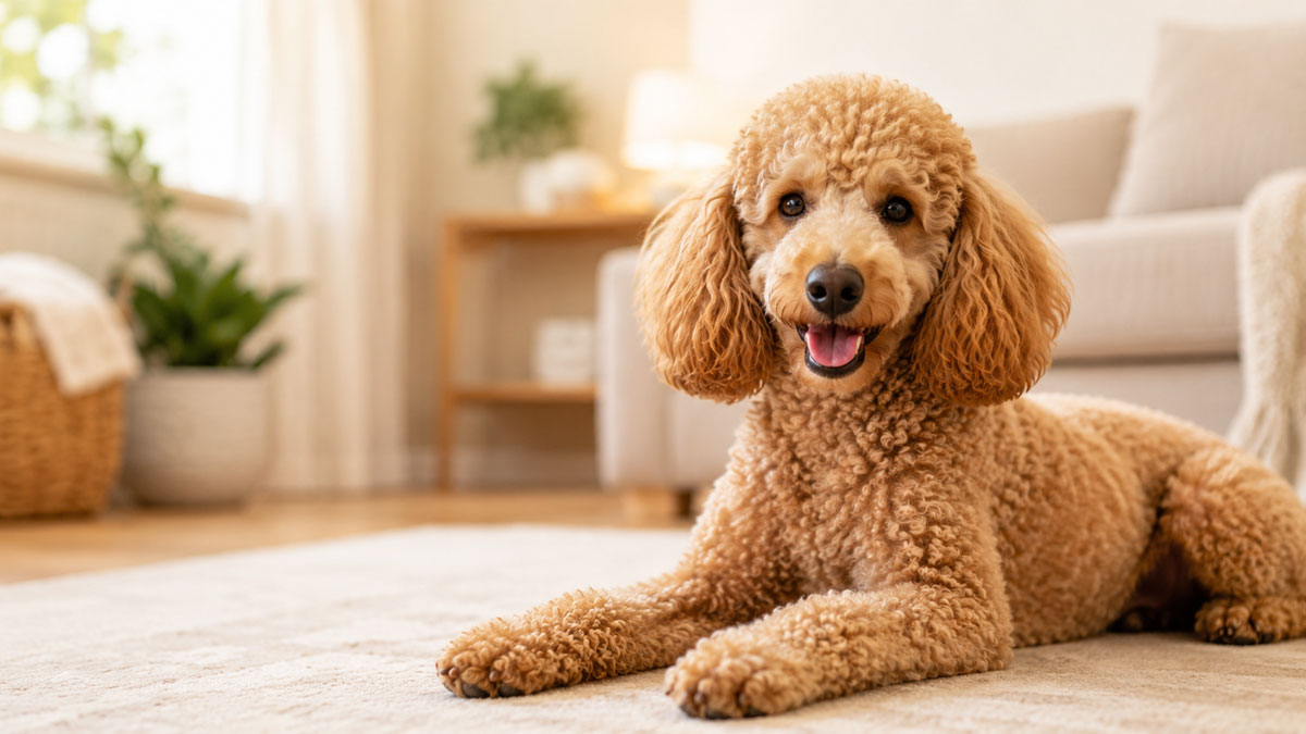 Happy Poodle for the Poodle age guide